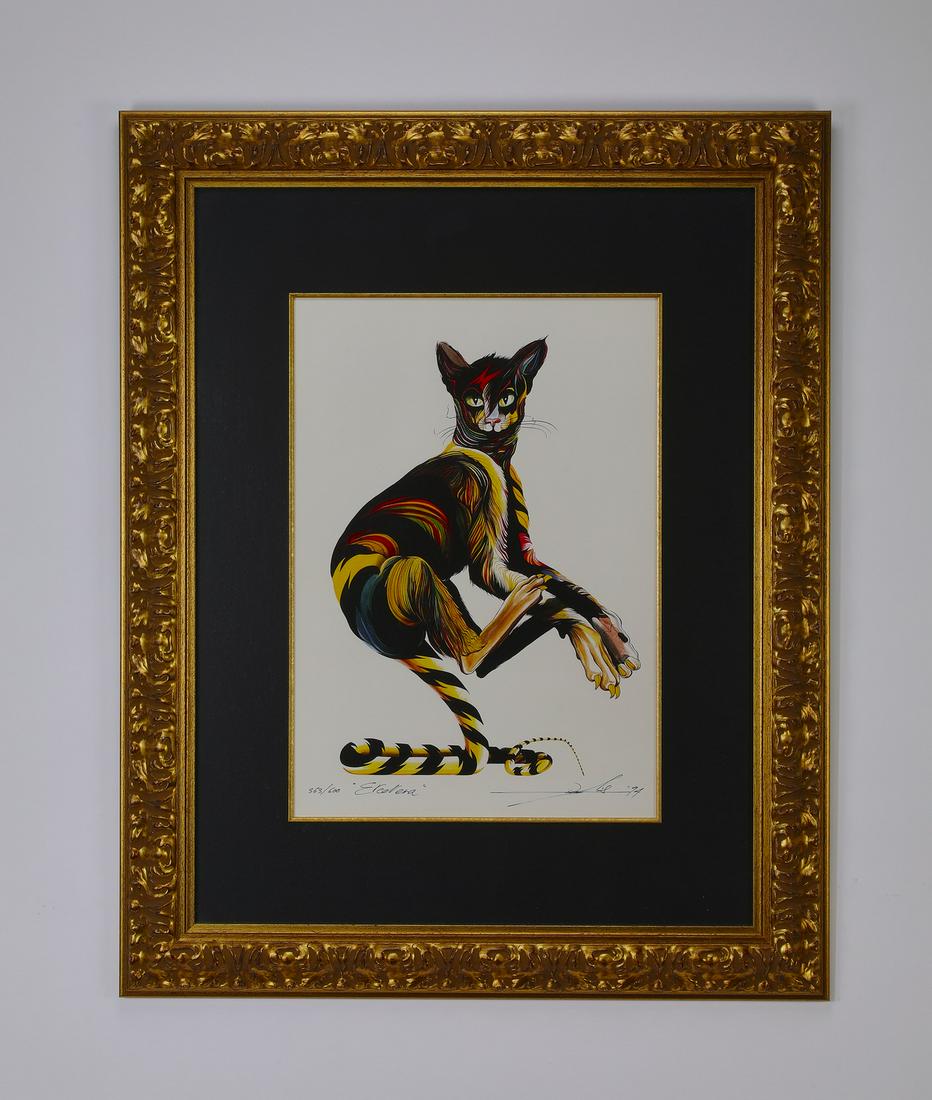 Signed limited edition Mike Margolis CATS lithograph (1 of 4)