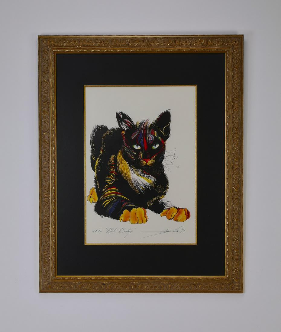 Signed limited edition Mike Margolis CATS lithograph (1 of 4)