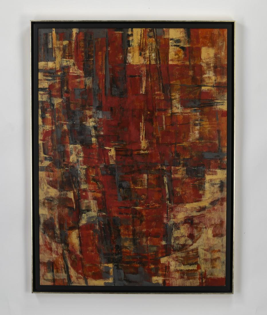 Contemporary O/b abstract, 50"h (1 of 4)