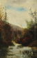 Early 20th c. American O/c autumnal river landscape - 2