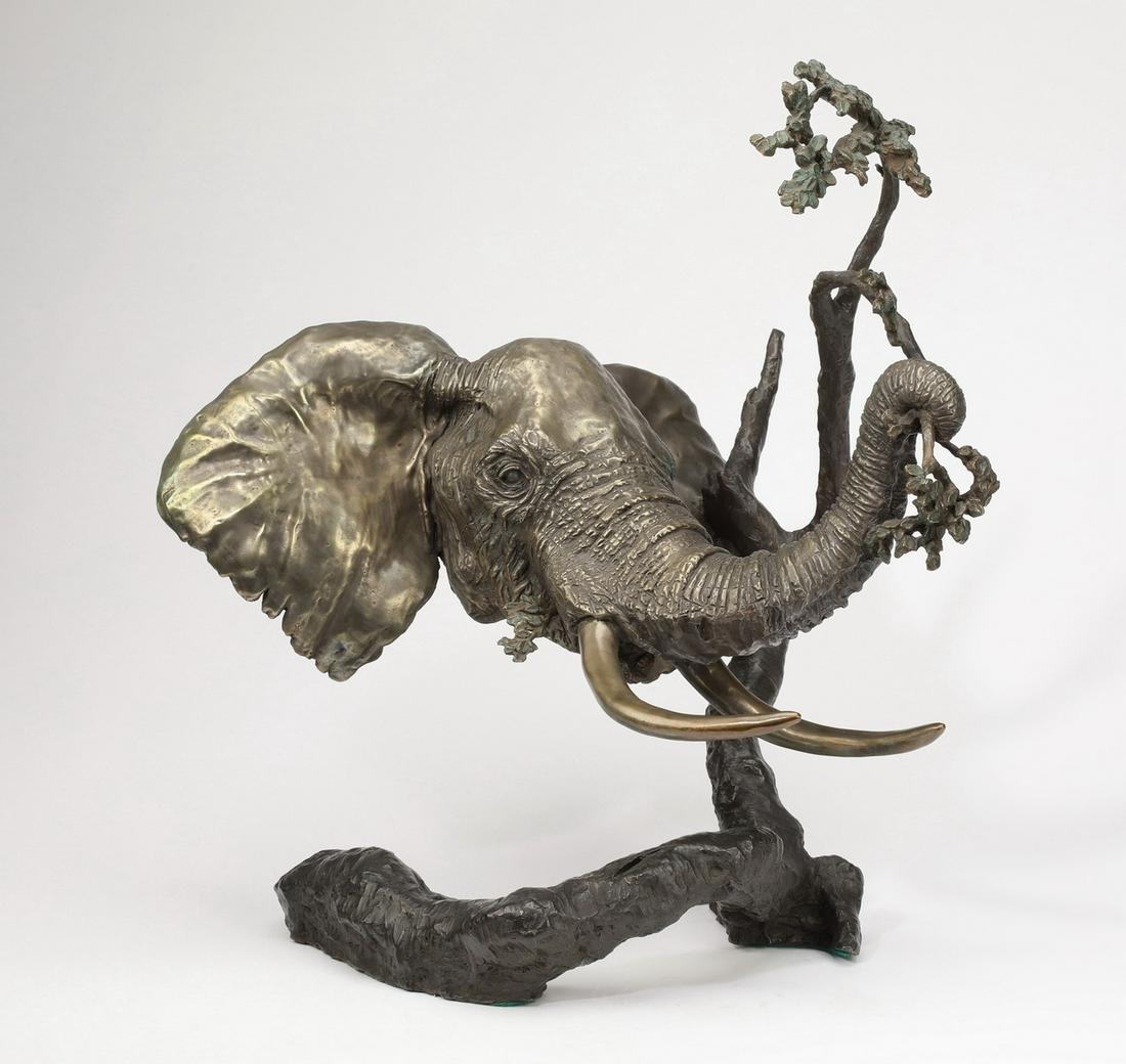 Mark Hopkins bronze sculpture, signed, numbered (1 of 4)