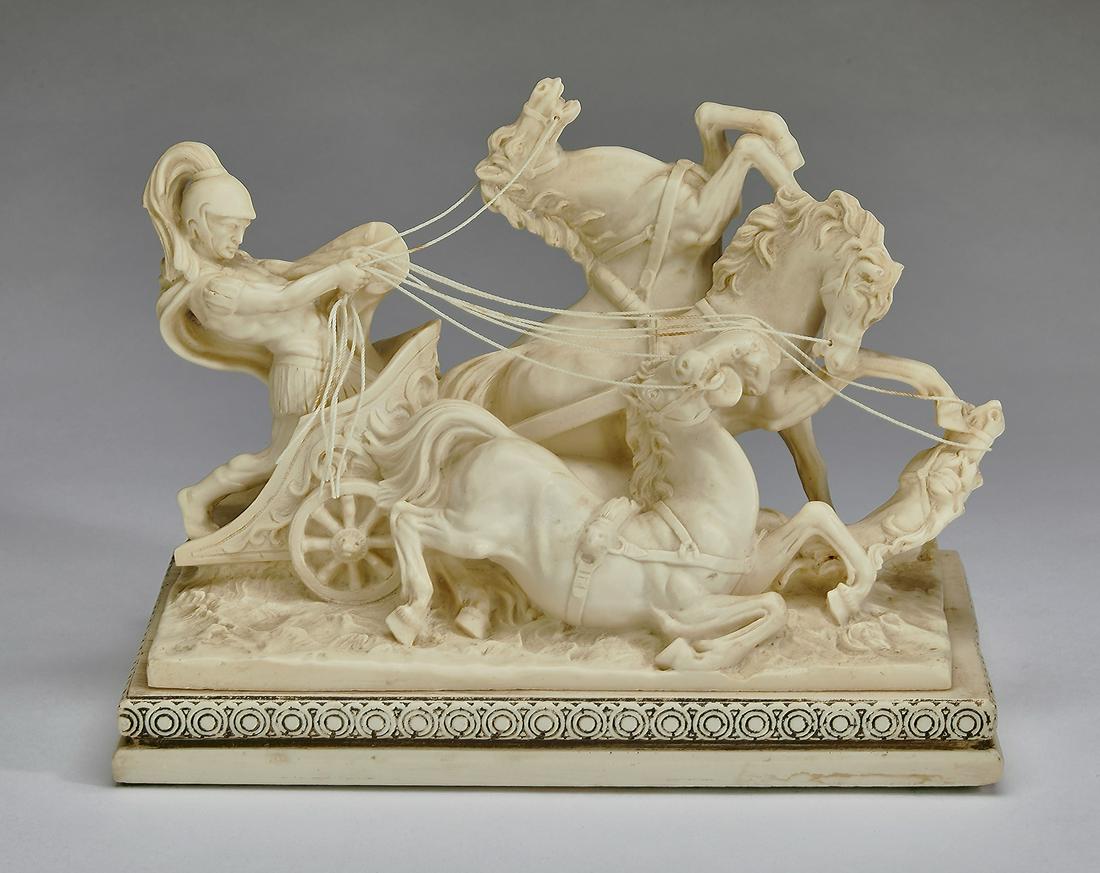 Amilcare Santini, Roman charioteer sculpture (1 of 4)