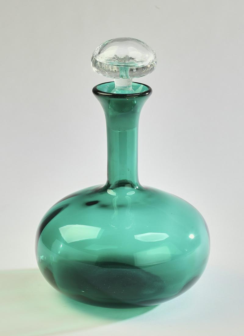 Mid 20th century art glass decanter (1 of 2)