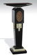 Art Deco pedestal after Demetre Chiparus, 42"h