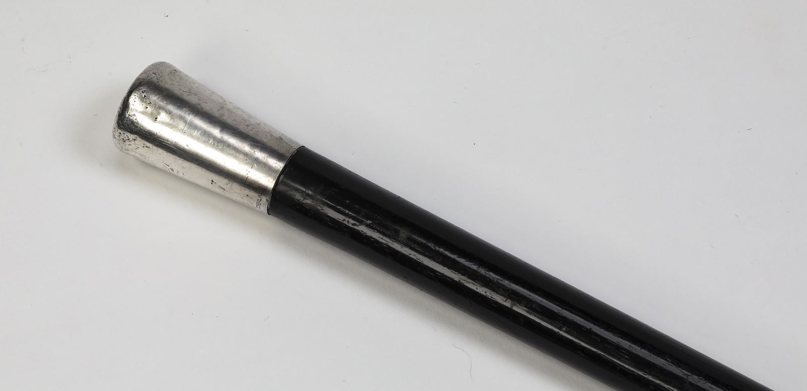 Monogrammed sterling silver walking stick (1 of 4)