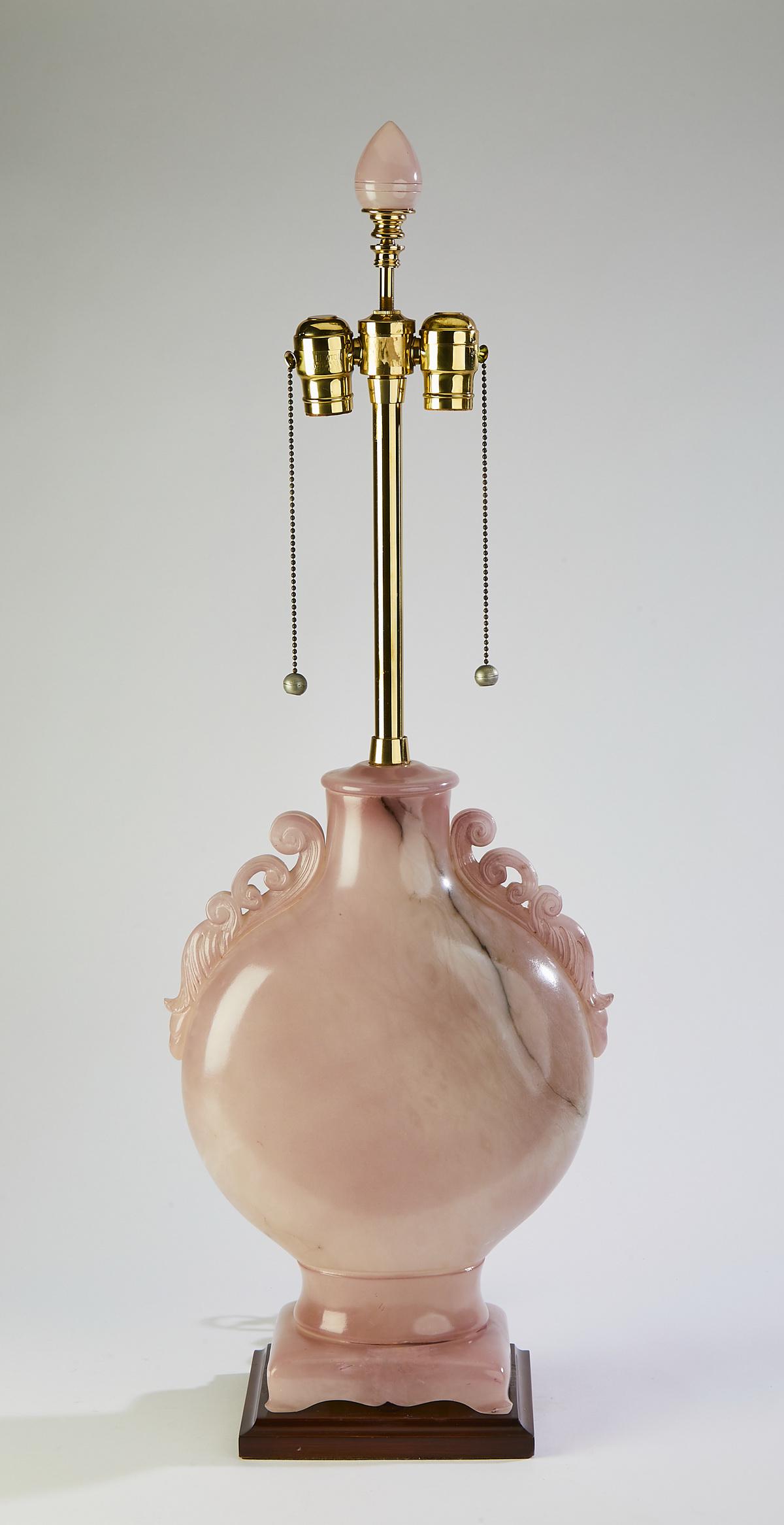 Marbro Hollywood Regency quartz table lamp, 33"h (1 of 5)