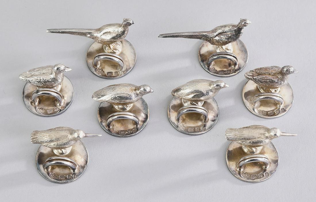 (8) Asprey & Co. Ltd sterling place card holders (1 of 4)