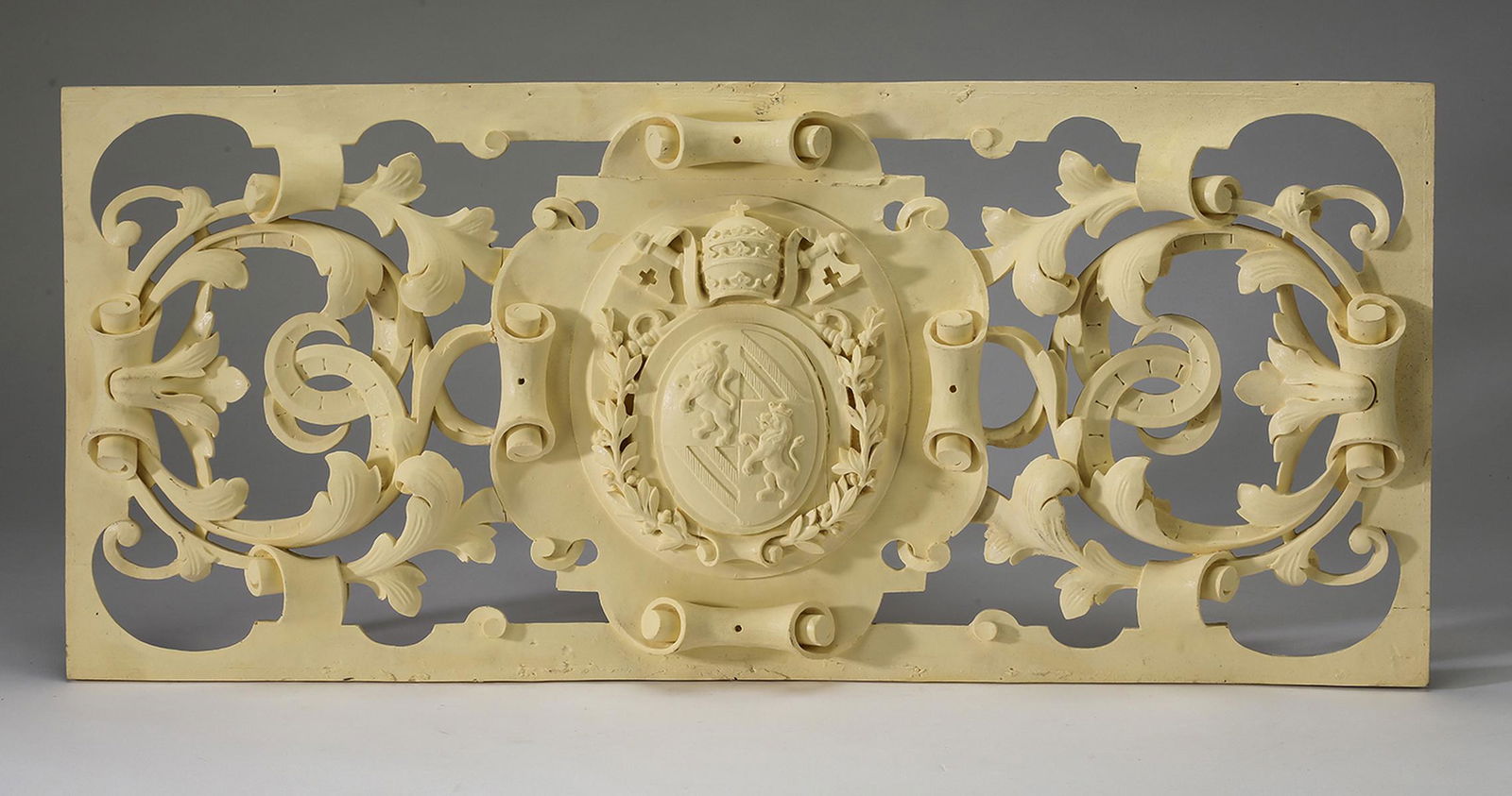 Heraldic crest composite architectural panel, 32"w (1 of 5)