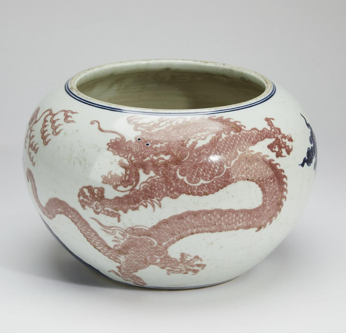 Chinese iron red dragon jar (1 of 6)