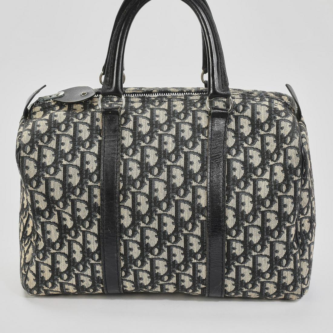 Authentic Dior Diorissimo Canvas Boston Handbag (1 of 6)