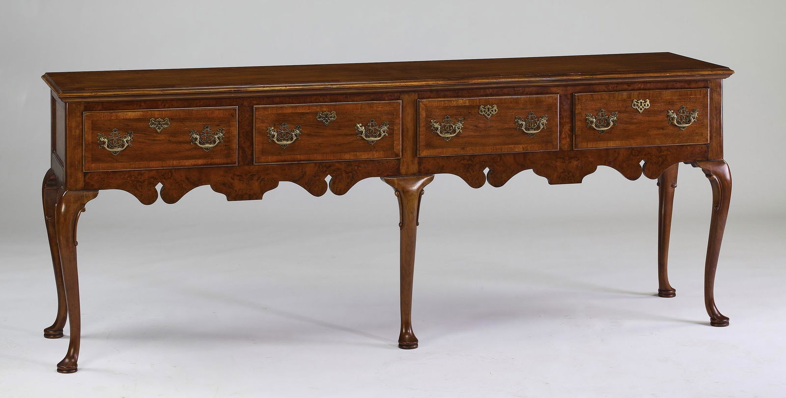 Baker Furniture burl wood sideboard, 82"l (1 of 4)