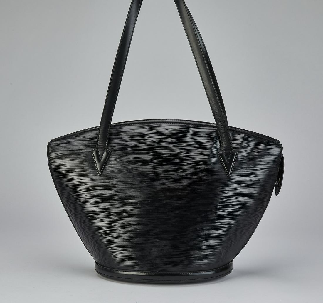 Authentic Louis Vuitton Black Epi St-Jacques GM (1 of 9)