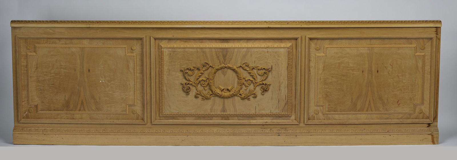 Italian relief carved wainscoting, 118"l (1 of 2)