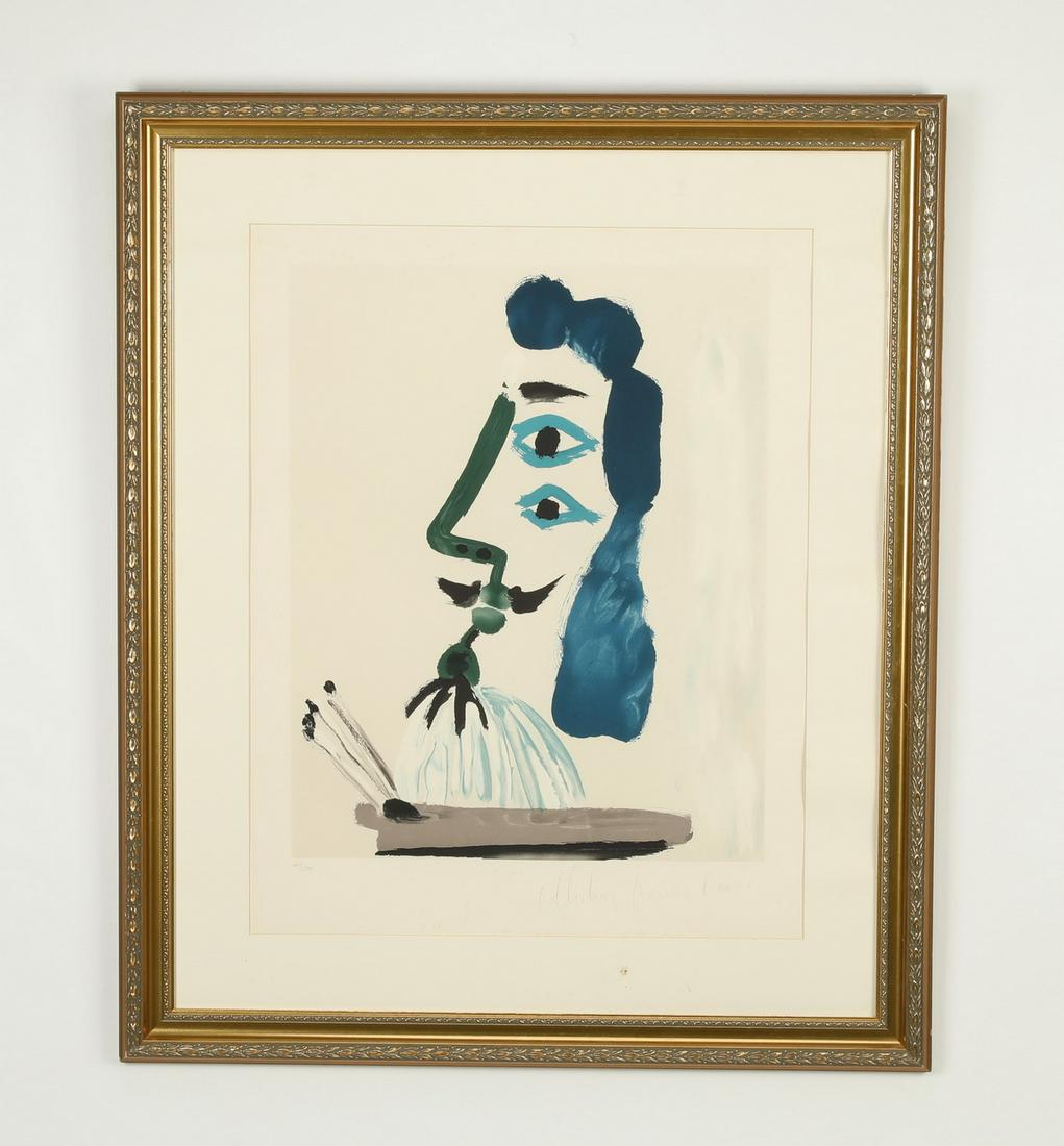 Estate signed Picasso  'Le Peintre Et Sa Palette' (1 of 6)