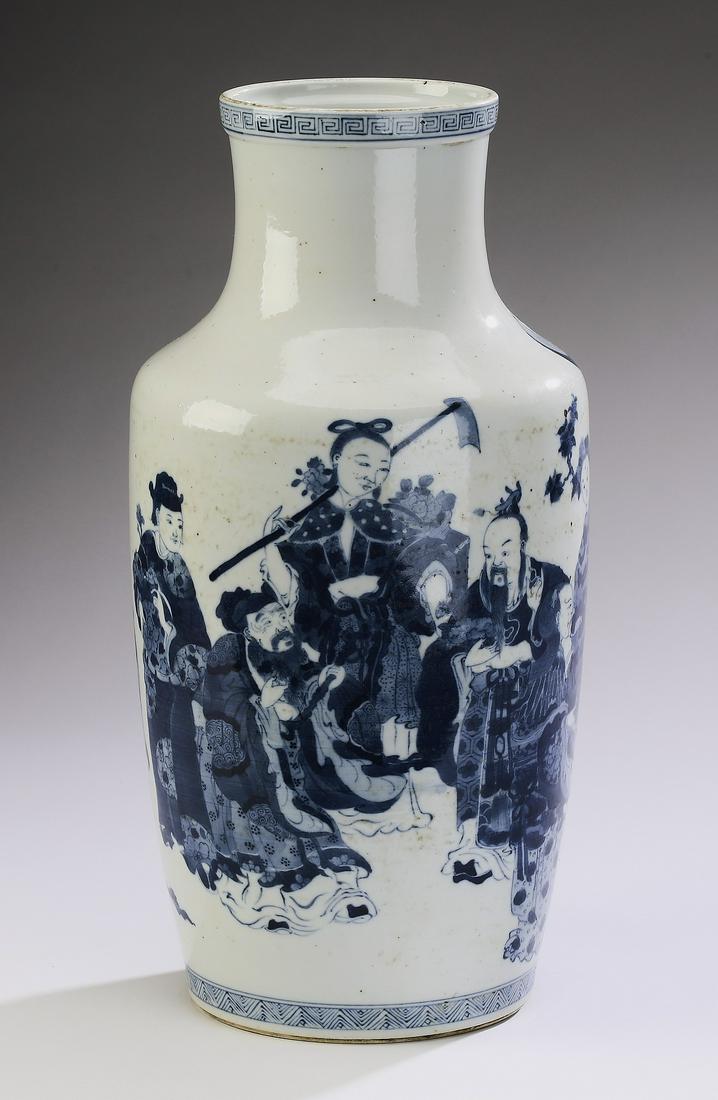 Chinese baluster vase w/ scholars and Immortals (1 of 7)