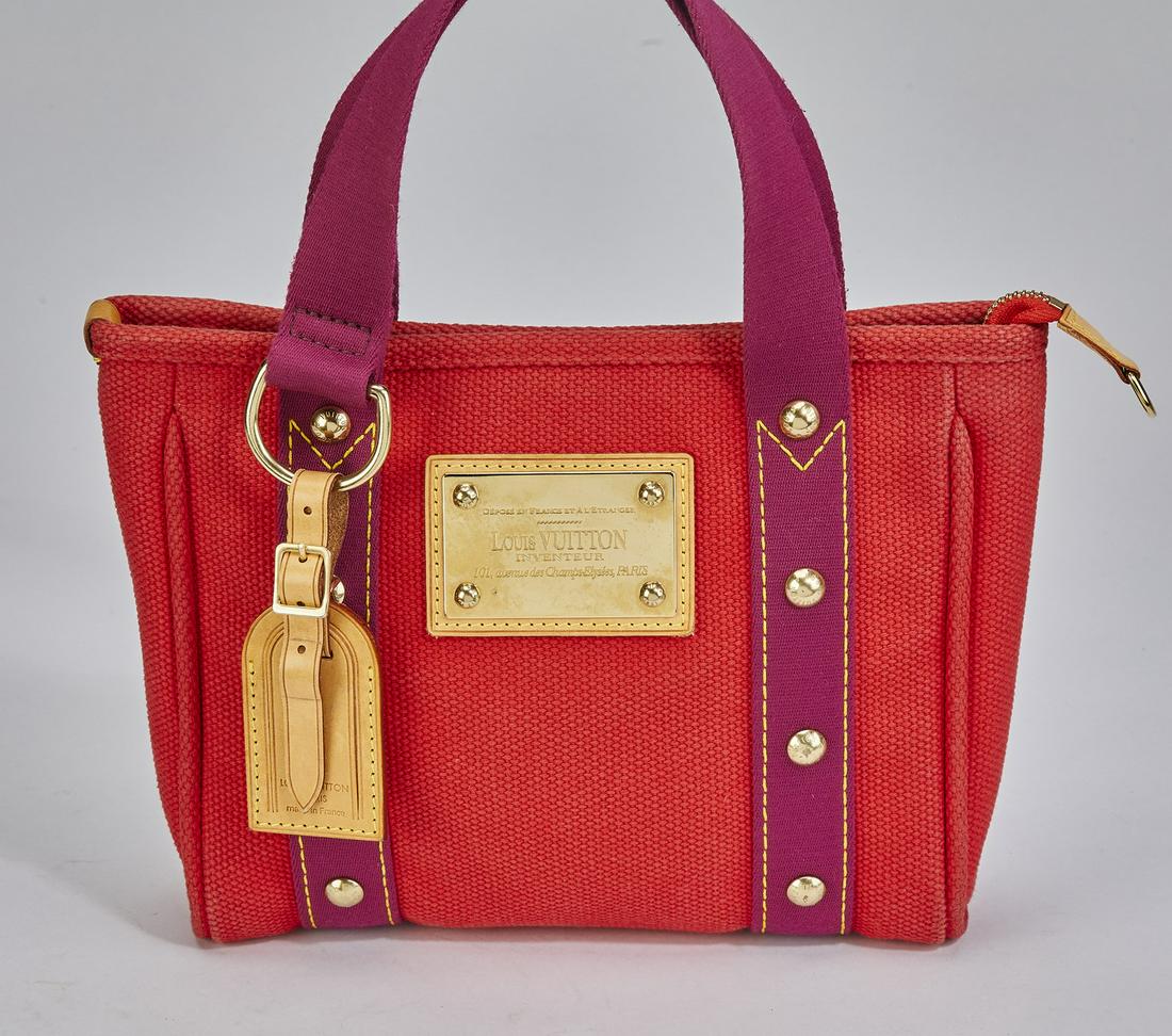 Authentic Louis Vuitton Canvas Cabas Antigua PM (1 of 6)