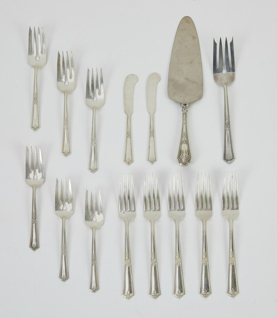 (16 pc) Alvin sterling flatware in the Regent pattern (1 of 2)