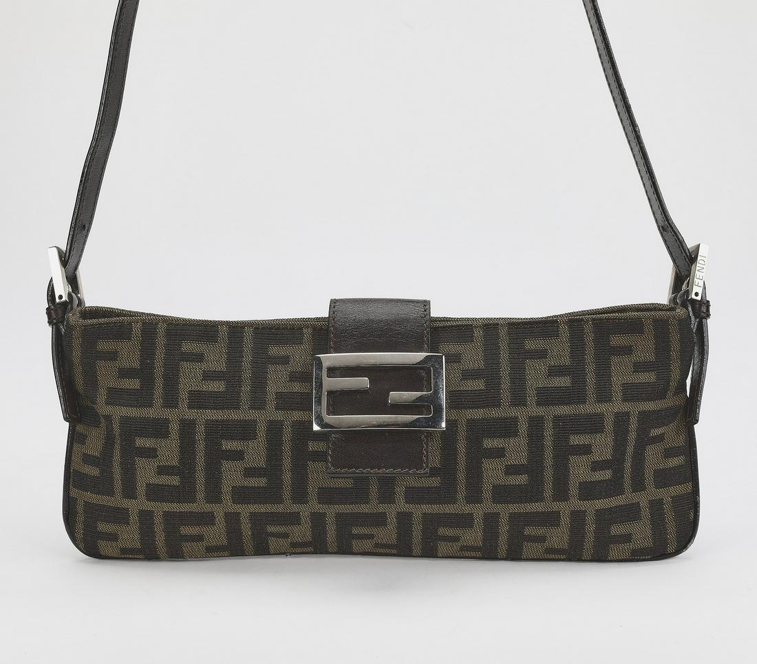 fendi zucca shoulder bag