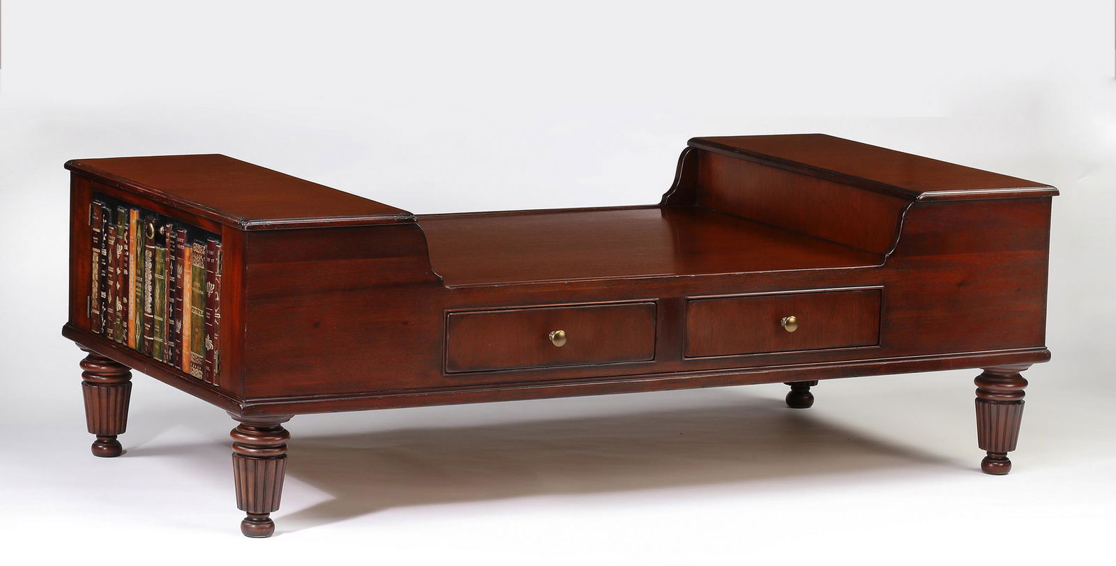 Drexel Heritage coffee table w/ book spine details (1 of 4)