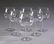 (6) Tiffany crystal red wine stems