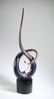 Murano abstract art glass sculpture, ca 1970
