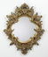 Louis XV style gilt wood mirror, 41"h