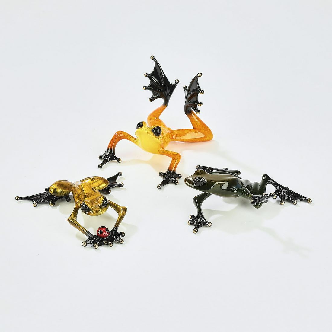 (3) Limited edition Frogman Tim Cotterill bronzes (1 of 3)