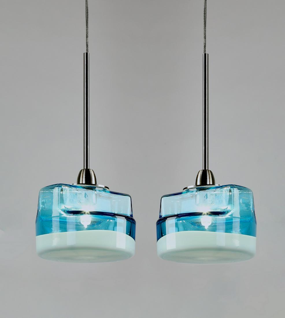 (2) Murano glass 'Magie' pendants by Vistosi (1 of 2)