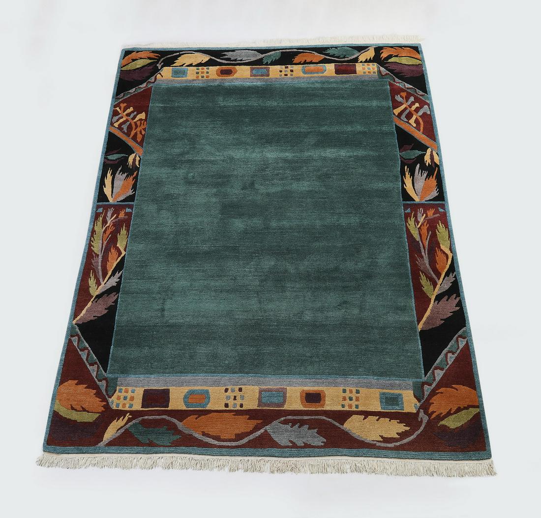 Nepalese hand knotted wool carpet 11 x 8 (1 of 4)