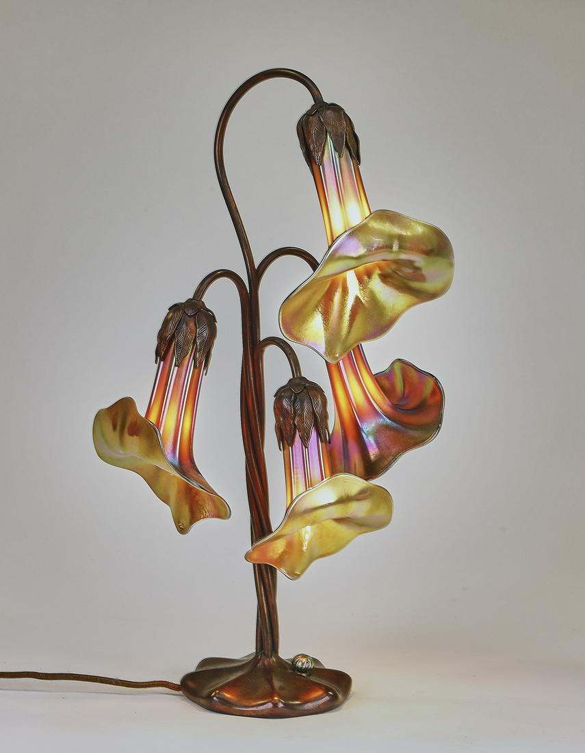 John Cook Studios 'Jack-in-the-Pulpit'  lamp (1 of 5)
