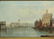 H. Vickers signed O/c harbor scene, 1884 - 3