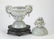Chinese lavender and celadon jade dragon censer, 20"h - 2