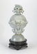 Chinese lavender and celadon jade dragon censer, 20"h - 3