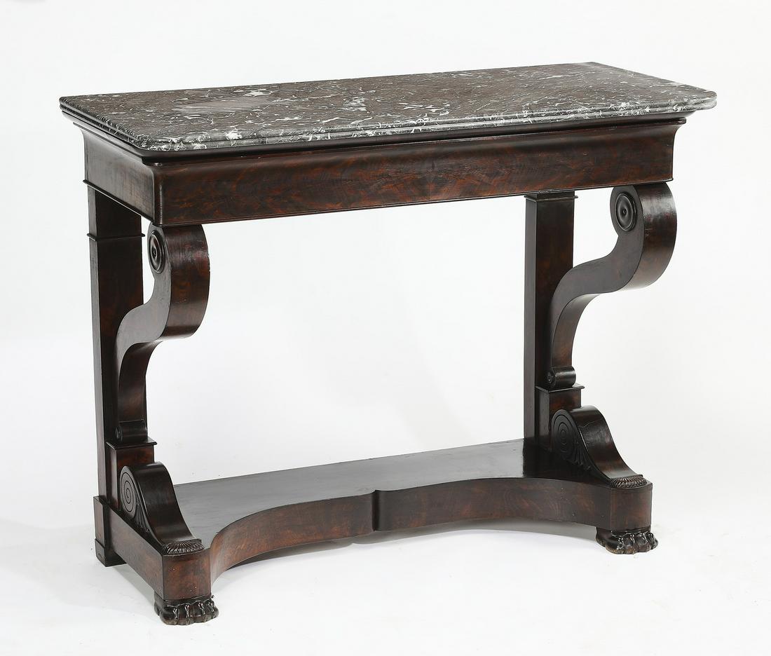 19th c. Louis-Philippe style rosewood console (1 of 3)