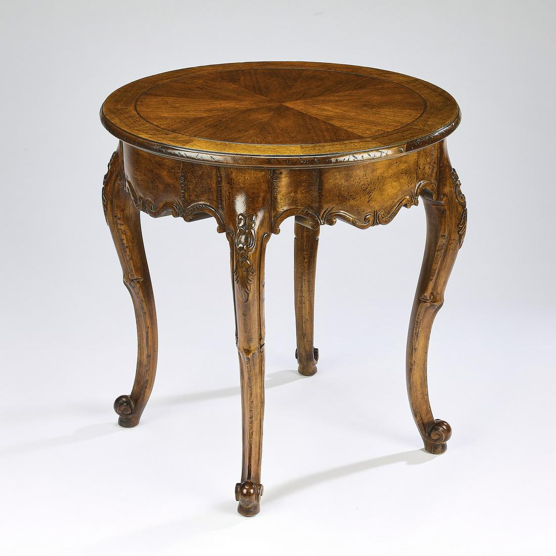 Baker Furniture walnut side table (1 of 3)