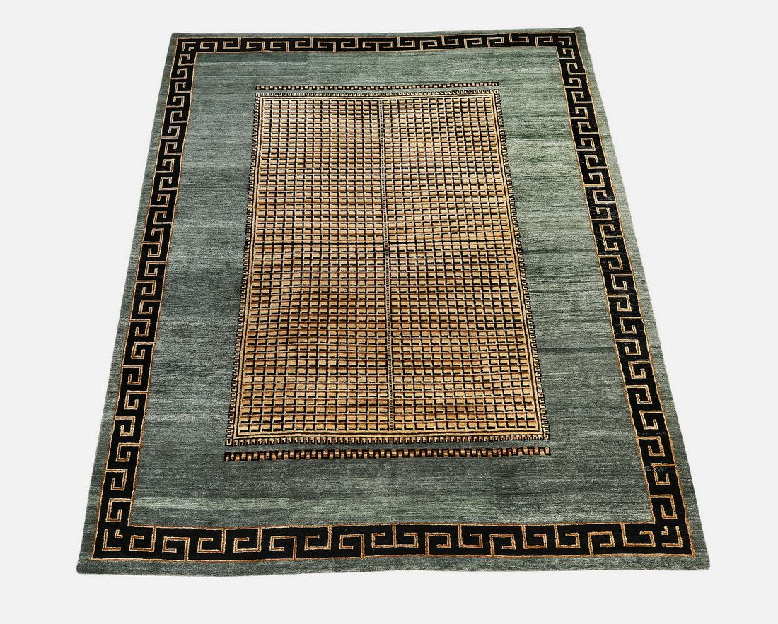Contemporary hand knotted wool carpet, 12 x 9 (1 of 4)