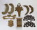Group of (10) Continental decorative elements