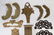 Group of (10) Continental decorative elements - 2