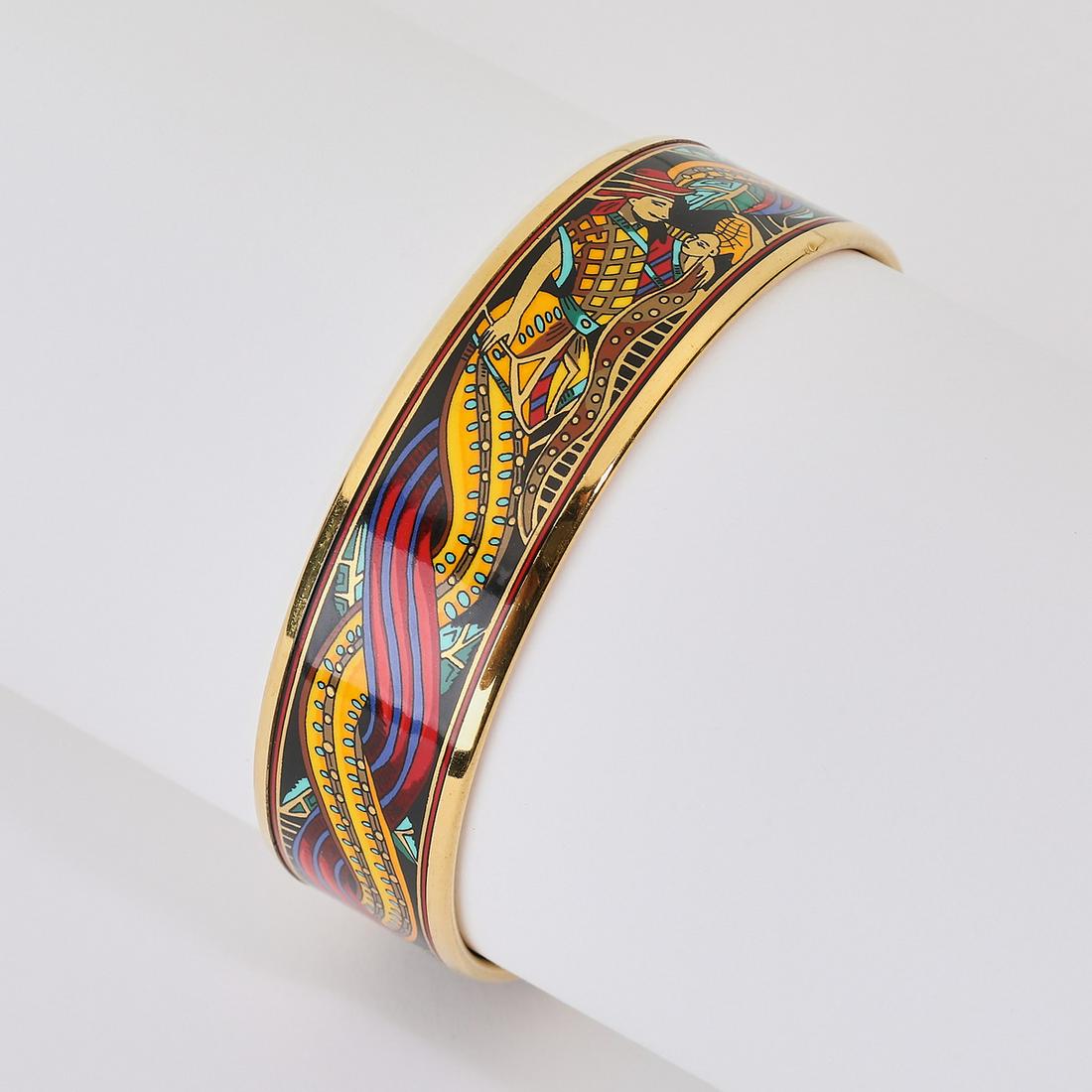 Authentic Hermes Enamel Bangle GM (1 of 3)