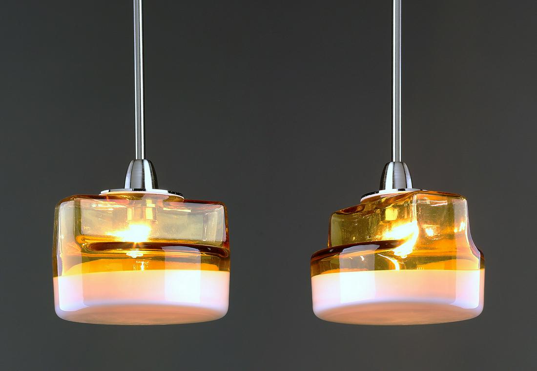 (2) Murano glass 'Magie' pendants by Vistosi (1 of 4)