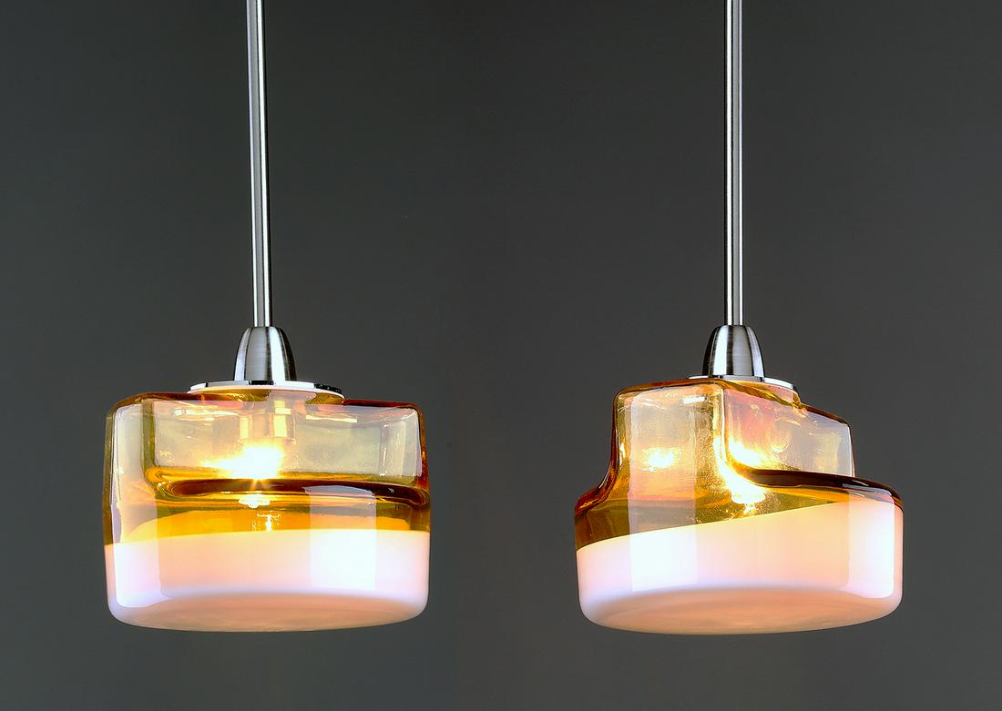 (2) Murano glass 'Magie' pendants by Vistosi (1 of 4)