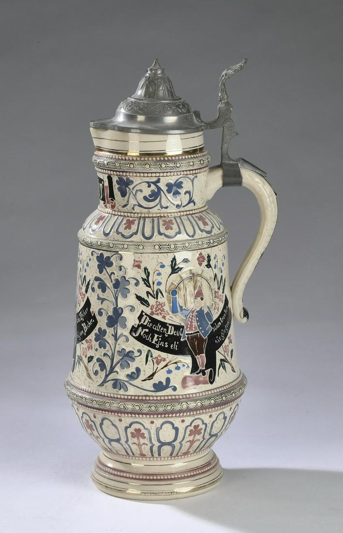 19th c. German beer pitcher (1 of 4)