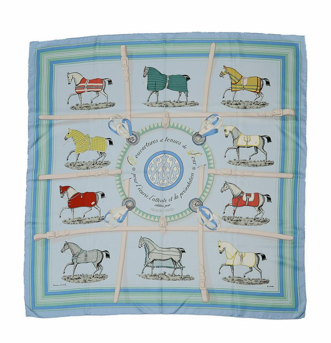 Authentic Hermes Couvertures et Tenues de Jour scarf (1 of 3)
