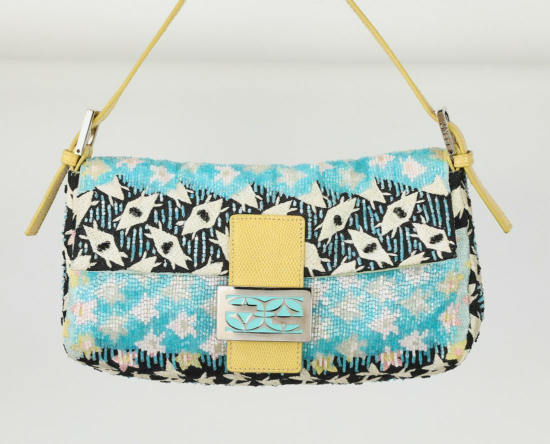 Authentic Limited Edition Fendi beaded baguette (1 of 6)