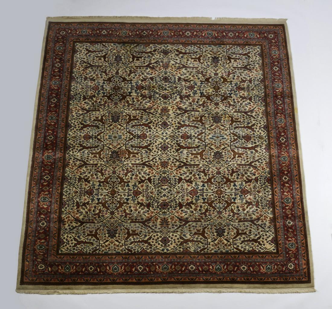Sino-Tabriz hand knotted wool rug, 8 x 10 (1 of 4)