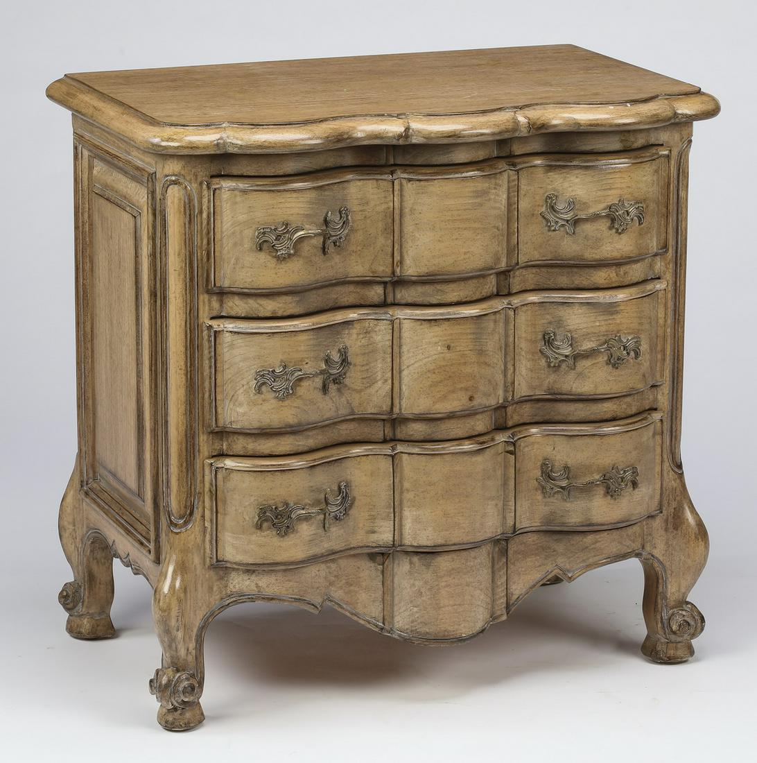 Louis XV style side chest with three drawers (1 of 3)