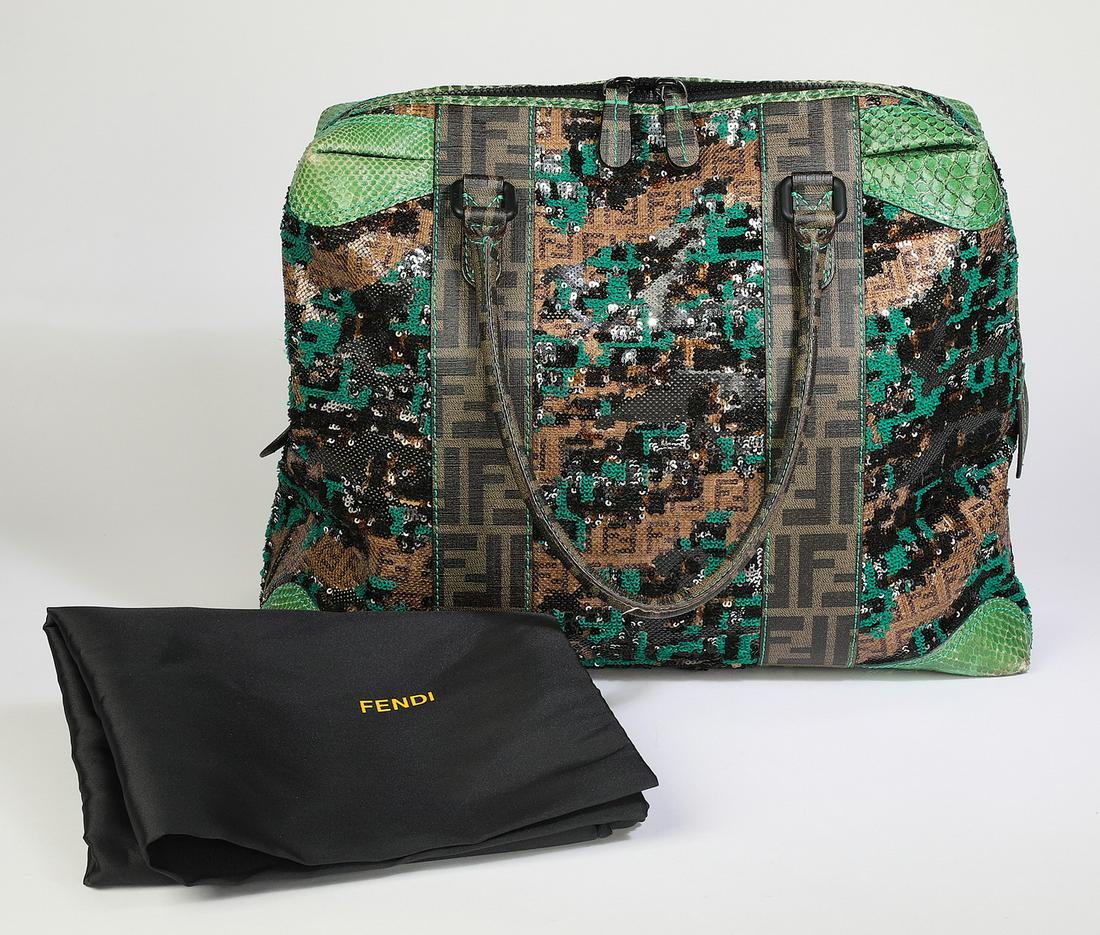 Authentic Limited Edition Fendi sequined satchel (1 of 6)