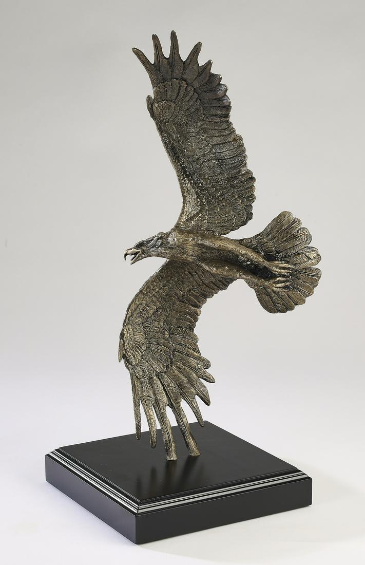 Wally Shoop bronze eagle, signed, dated and numbered (1 of 4)