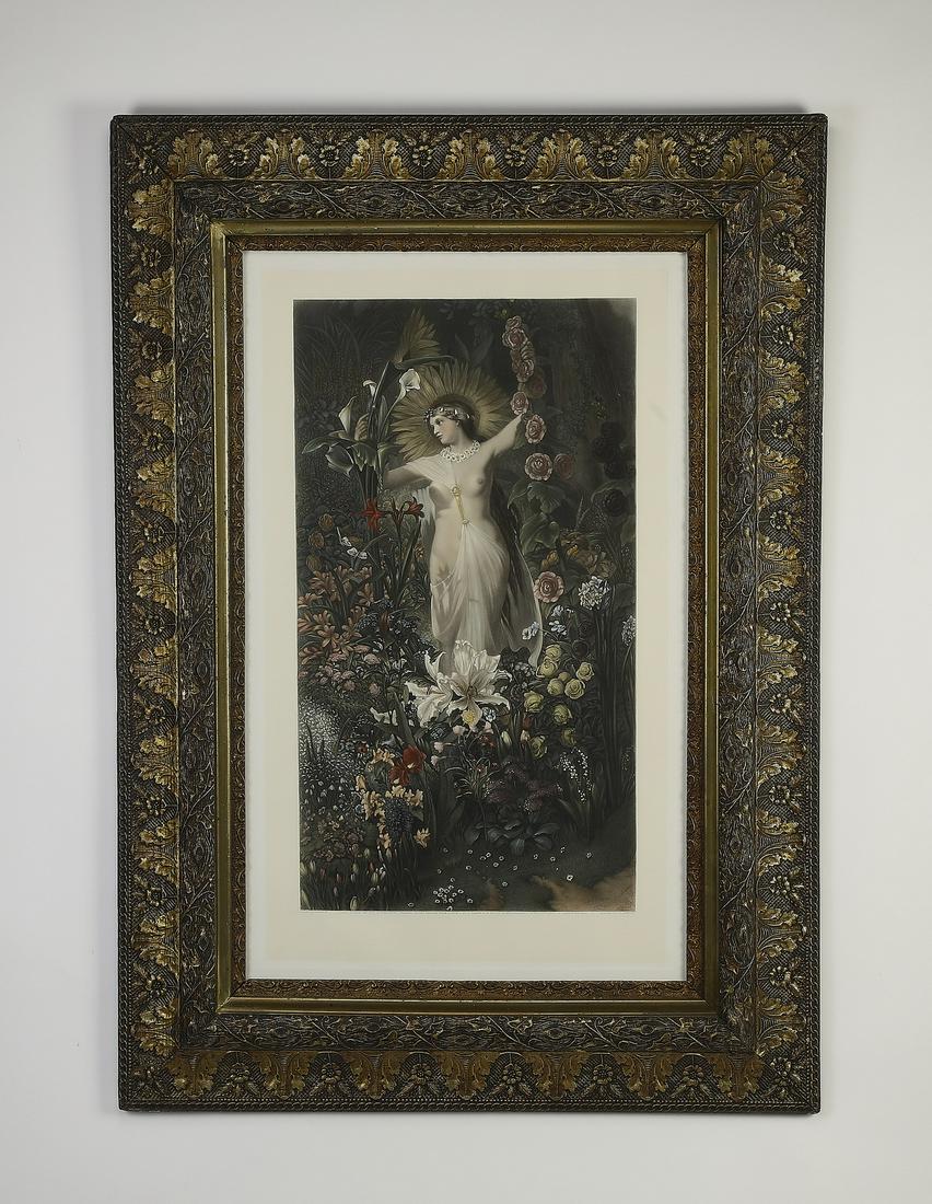 After Valentin W. Bromley 'Flora' engraving, 19th c. (1 of 5)