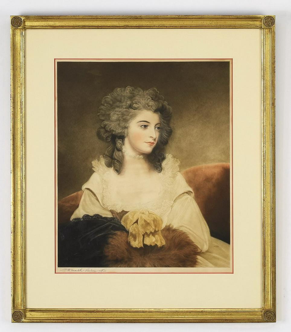 Signed mezzotint by Henry Macbeth-Raeburn (1 of 7)